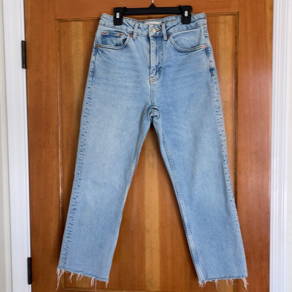 Topshop straight jeans